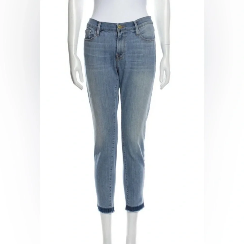 Frame Le Garçon shadow hem jeans - Picture 2 of 5